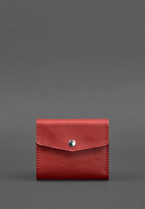 Женский кожаный кошелек 2.1 красный Krast